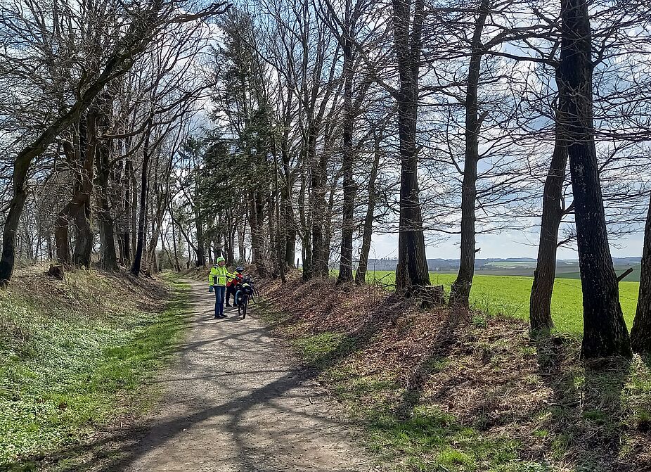 Auf der Kleinbahntrasse Richtung Breckerfeld Auf der Kleinbahntrasse Richtung Breckerfeld