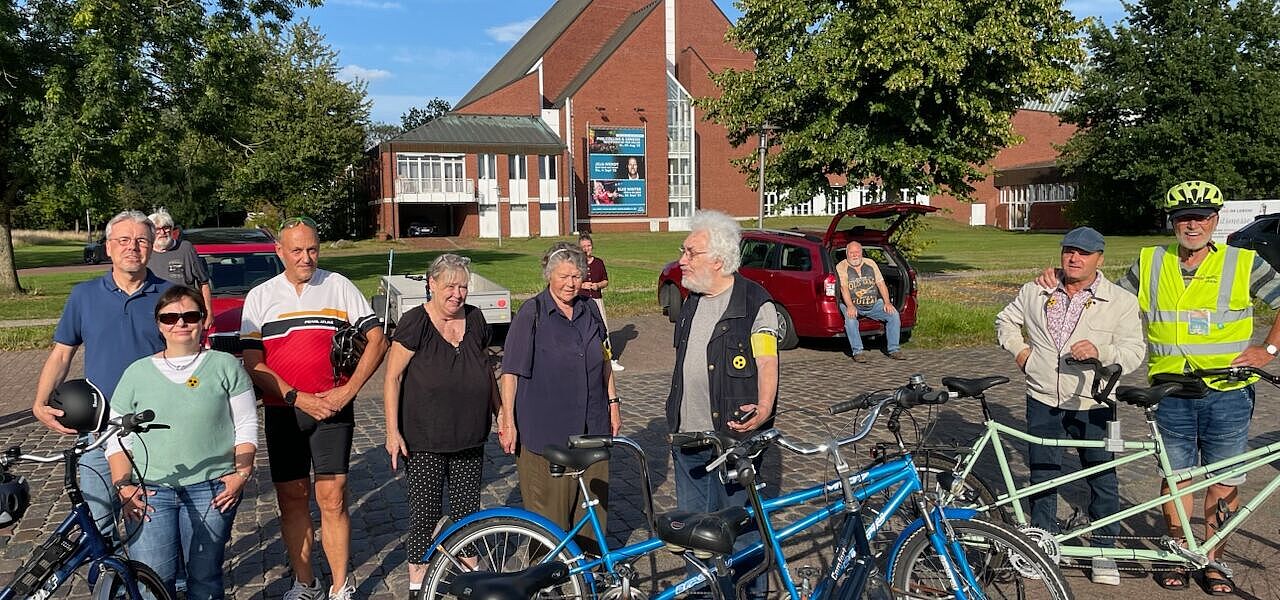 2024_Tandemtour_03 Der ADFC und die Selbsthilfegruppe Augentrost kooperieren für ein neues Angebot: Tandemfahrten für Menschen mit Sehbehinderung.