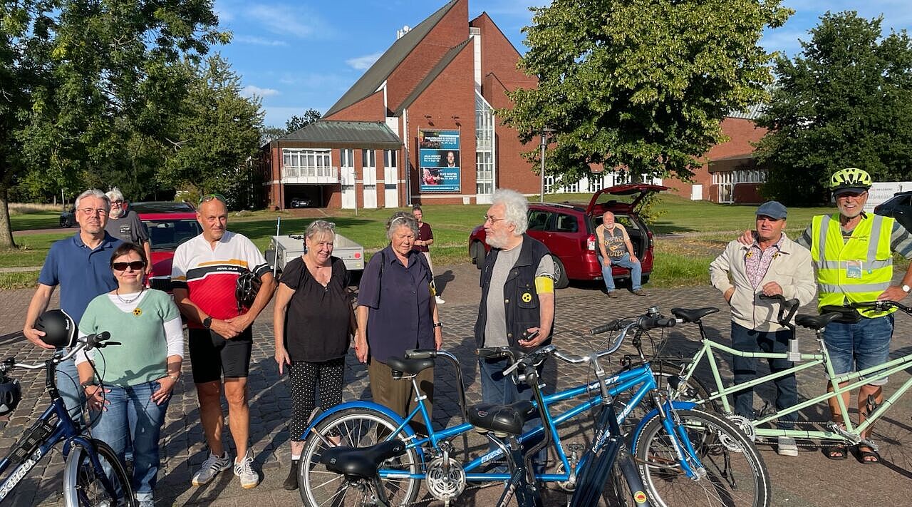 Der ADFC und die Selbsthilfegruppe Augentrost kooperieren für ein neues Angebot: Tandemfahrten für Menschen mit Sehbehinderung.