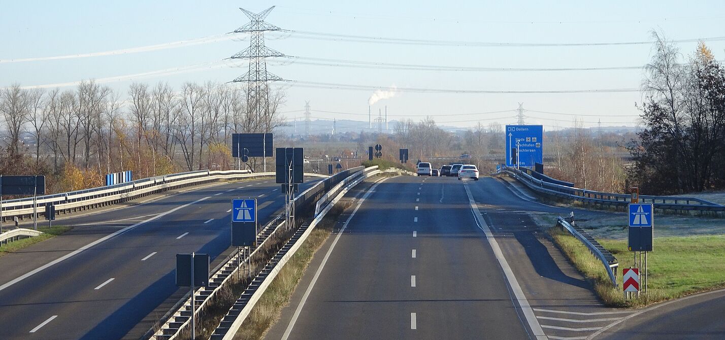 Autobahn A26 bei Stade