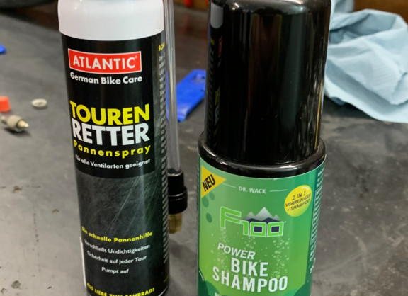 Pannenspray als Tourenretter