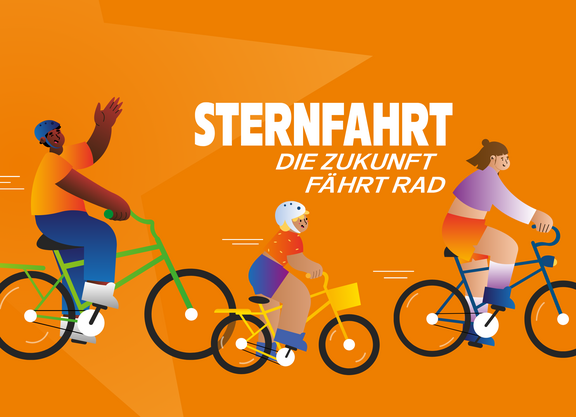 Sternfahrt - Die Zukunft fährt Rad