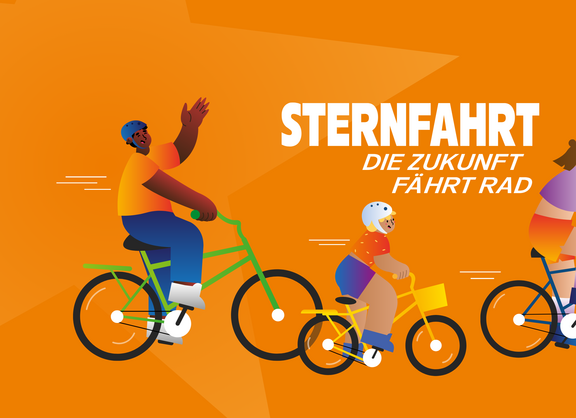 Sternfahrt - Die Zukunft fährt Rad
