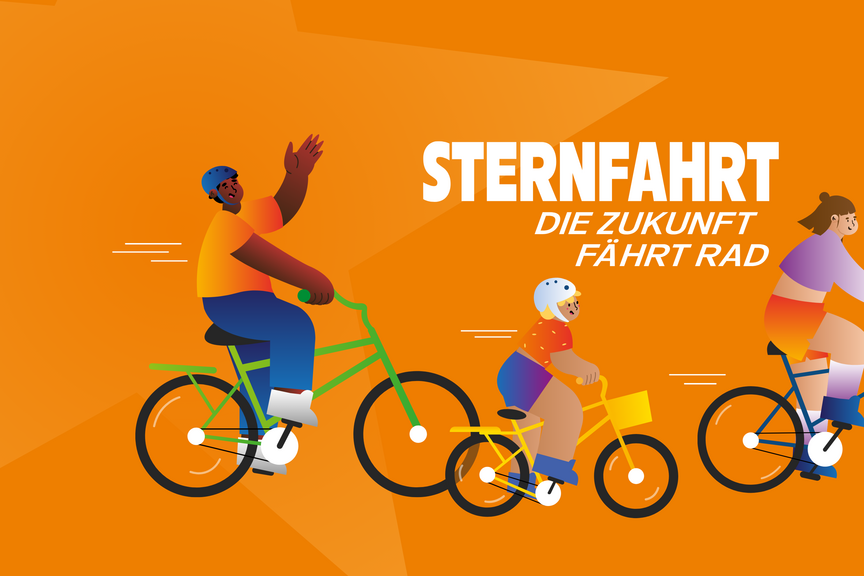 Sternfahrt allgemein Sternfahrt - Die Zukunft fährt Rad