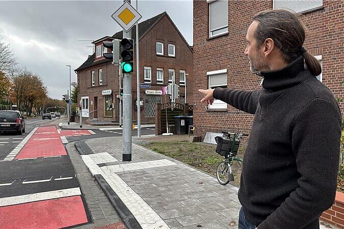 Die neue Verkehrsführung für Radfahrer in der Harsefelder Straße ist bisher einmalig in Stade und könnte verwirrend wirken, meint Christian Ückert.